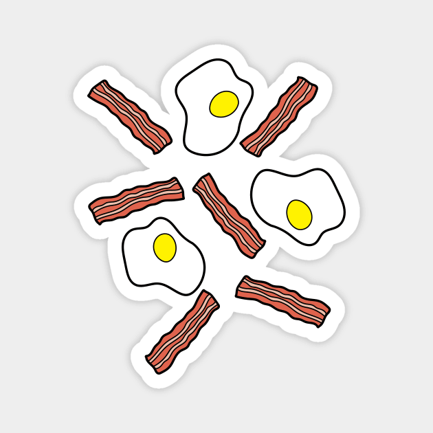 Egss and Bacon Magnet by Cathalo