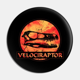 Velociraptor Fossil Pin