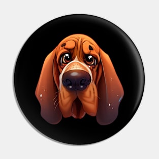 Sweetheart Bloodhound Pin