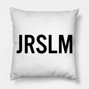 JRSLM - Jerusalem - Typography Pillow