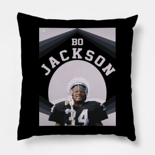 Bo Jackson Raiders Pillow