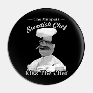 Kiss The Chef // Swedish Chef Fan Art Pin