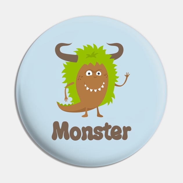 Monster Mommy Pin by Mako Design 