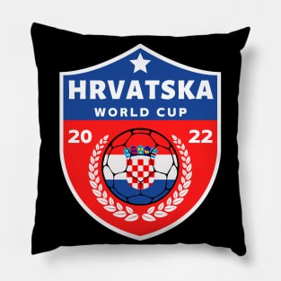 Hrvatska Football Pillow