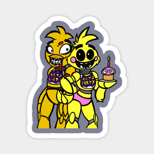 Funtime Chica Transparent Magnet for Sale by dongoverlord