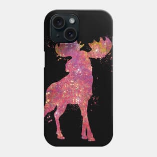 Moose Animal Forest Wildlife Nature World Life Earth Watercolor Phone Case