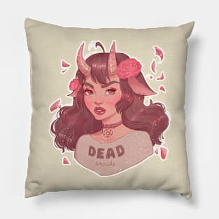 Dead Inside Pillow