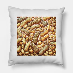 Peanut Nut Butter Kawaii Vintage Retro Yummy Pillow