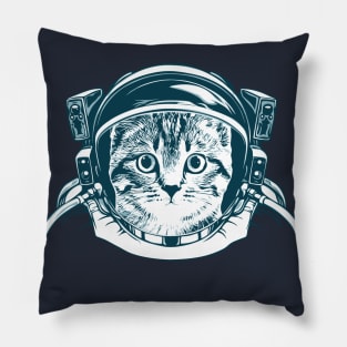 Cat in the space Pillow