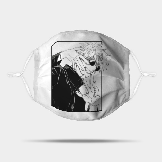Jujutsu Kaisen Satoru Gojo Jujutsu Kaisen Mask Teepublic Im currently trying to scale a lot of jujutsu characters for debates and now i arrived at gojo. jujutsu kaisen satoru gojo by teemikestory
