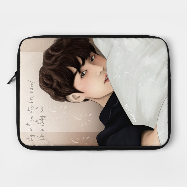 bts laptop pouch