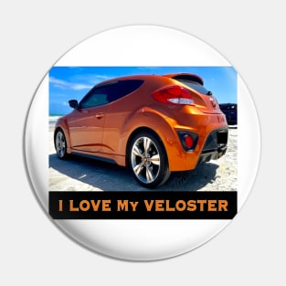 I Love My Veloster Pin