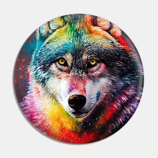 Wolf  Animal Discovery Adventure Nature Planet Earth Paint Pin