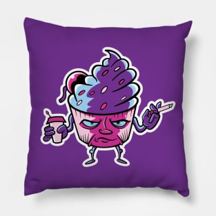 Tired Cupcake Pillow