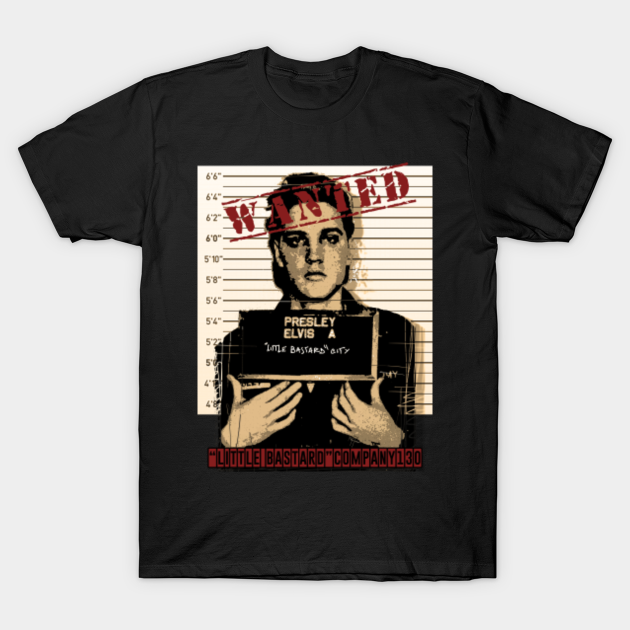 Discover Wanted Elvis - Elvis Presley T-Shirt
