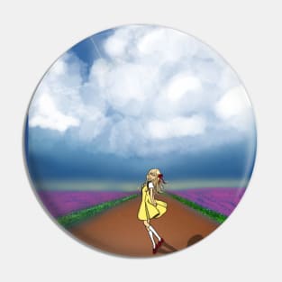 Cloudy Sky Pin