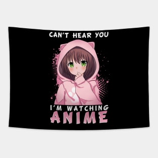 Cant hear you Anime Tapestry