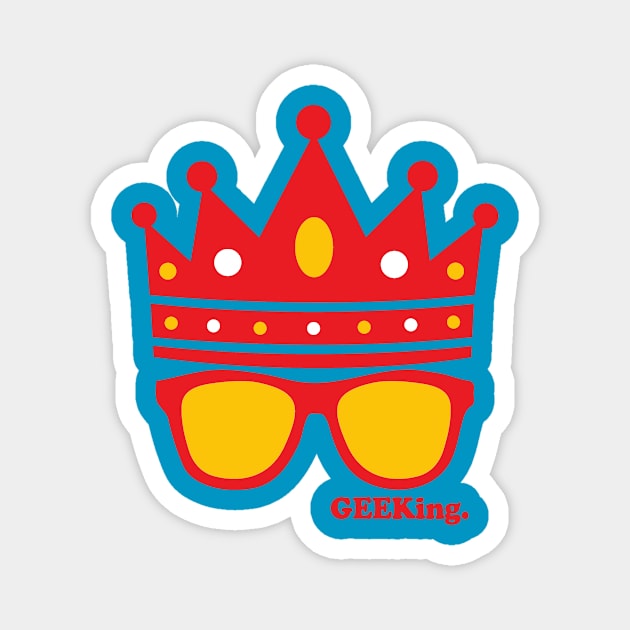 Triple Crown & Specs (Red, Gold, White) Magnet by GEEKing Official