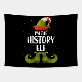 Im The History Elf Christmas Tapestry