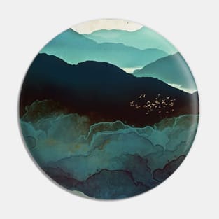 Indigo Mountains Pin