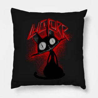 Lucifurr The Cat Pillow