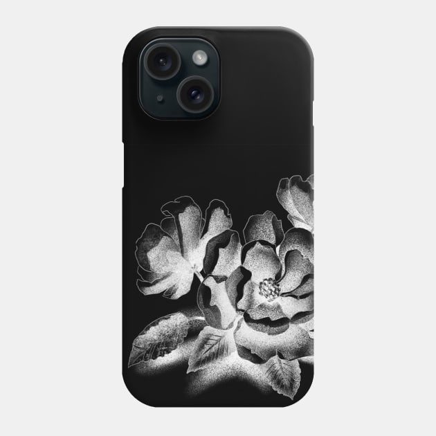 Flowers Dark Phone Case by Merdet