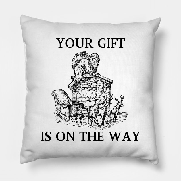 Your Gift Is On The Way Pillow by BloomInOctober