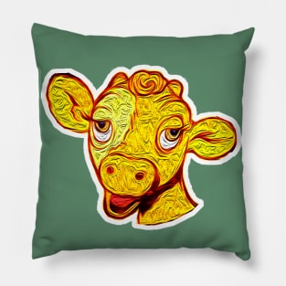 cow face baby Pillow