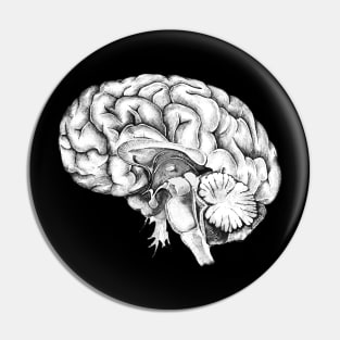 Brain Floral, Mental Health Matters 31 Pin