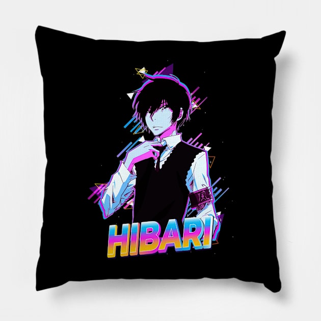 Kyoya Hibari Katekyo Hitman Reborn Pillow by ShariLambert