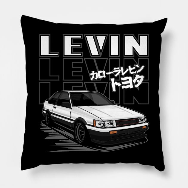 AE86 Corolla Levin Pillow by CreativeRAS