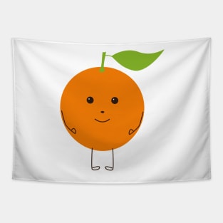 Funny orange Tapestry