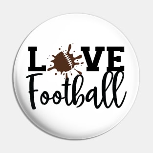 Love Football Pin