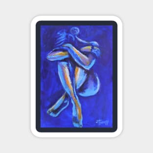 Blue Mood 8 - Female Nude Magnet