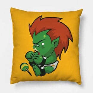 Street Fighter Babies: Blanka Pillow