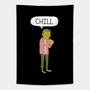 Chill! Zombie Man Tapestry