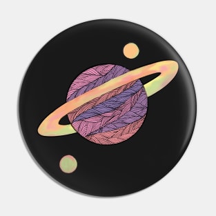 Pink Planet Pin