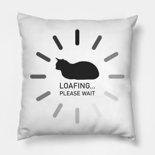 Now Loafing - inverted Pillow