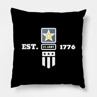 United State Army Star Est.1776 Pillow