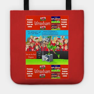 The goalkeeper's got very safe hands, Wrexham funny football/soccer sayings. Tote