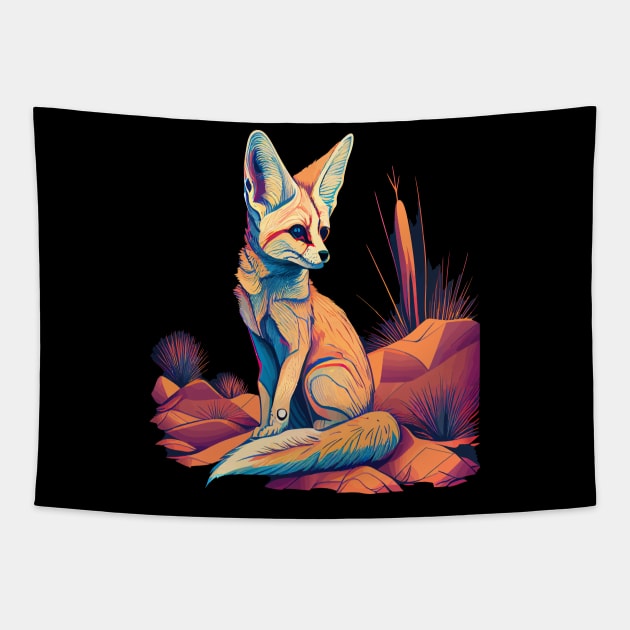 Fennec Fox Tapestry by JH Mart