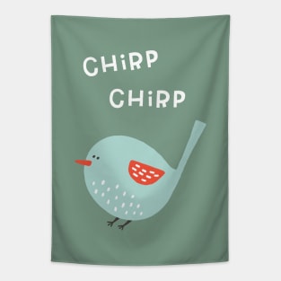 Chirp Chirp Little Bird Tapestry