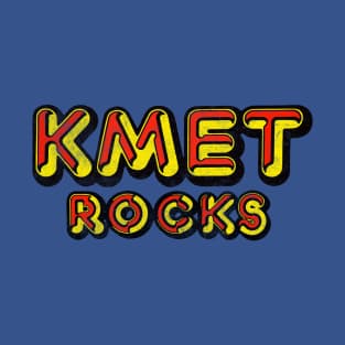 KMET Rocks, LA / 80s Progressive Rock Radio Station T-Shirt