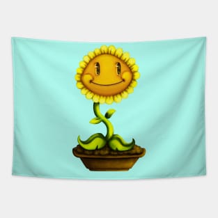 Sunflower #2 Plants vs Zombies Tapestry