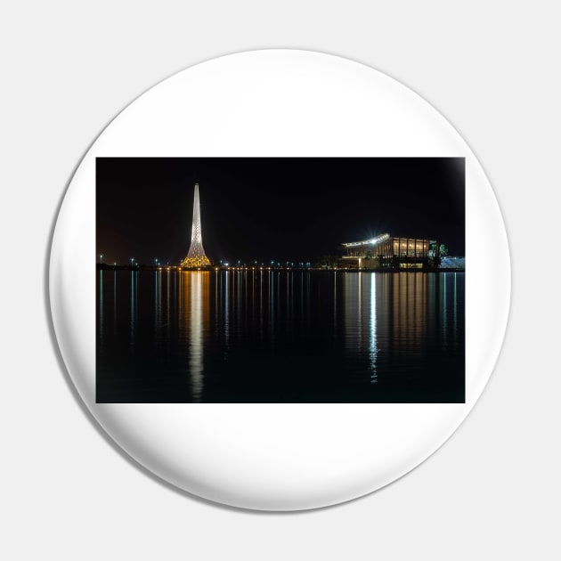 The KAUST Beacon at Night Pin by likbatonboot