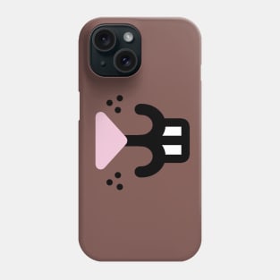 Chocolate Bunny Mask Phone Case