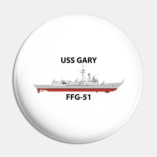 USS GARY - FFG-51 OH PERRY CLASS Pin