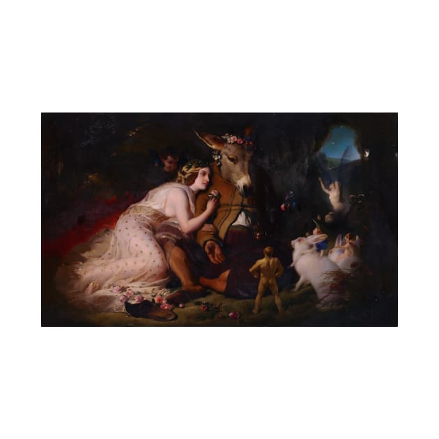 Titania and Bottom, A Scene from a Midsummer Nights Dream by Edwin Landseer by wildtribe