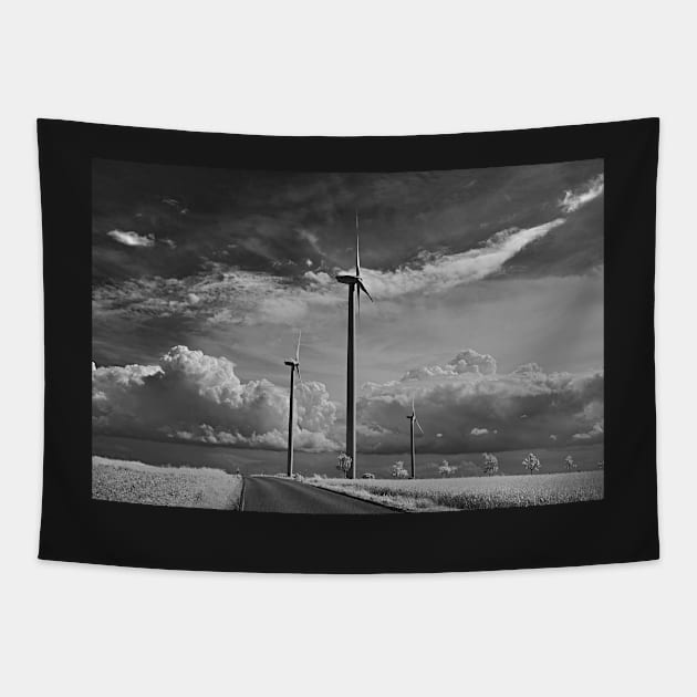 Wind pumps Tapestry by mbangert