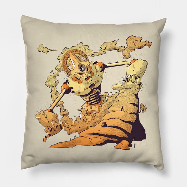 Colossal Kaiju Pillow by kyl_armstrong